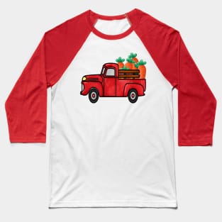 RED Truck Easter Carrots Baseball T-Shirt